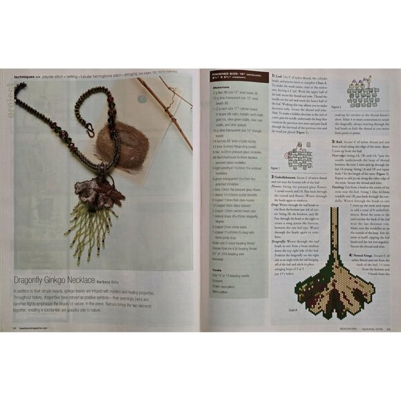 Beadwork Magazine April May 2008 Great Spring Bracelets - Picture 10 of 16